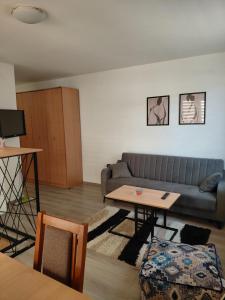 a living room with a couch and a table at LOBO stan na dan in Lukavica