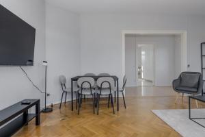 a dining room with a table and chairs at Functional and Spacious Apartment in Kopparberg in Kopparberg