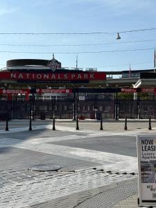 a parking lot in front of a nationals park at Downtown house w On-site Parking Walk to Capital, Museums B in Washington, D.C.