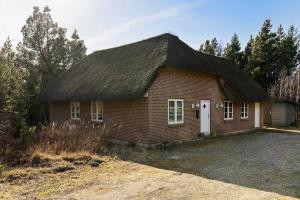 a small brick house with a thatched roof at 2010-Romo-Moritzvej-10 in Høm