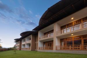 an exterior view of a building at Amba Paro in Paro