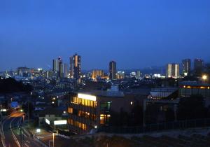 町田市景观或在酒店看到的城市景观