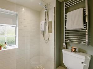 a bathroom with a shower and a toilet at 2 Bed in York oc-90906 in Sheriff Hutton +18 photos
