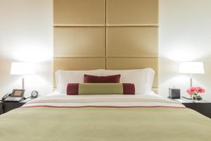 Katil atau katil-katil dalam bilik di Oryx Airport Hotel -Transit Only