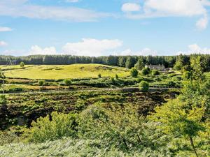 a green field with trees and a house on a hill at 2 Bed in Consett oc-91440 in Hunstanworth