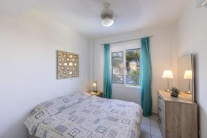 a bedroom with a bed and a window at Villa Irina Polis in Polis Chrysochous +46 photos