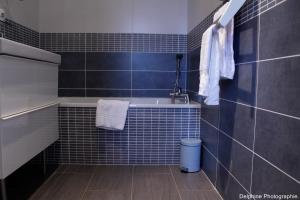 Koupelna v ubytování Maison d'hôtes "Les Jardins de Mazamet"