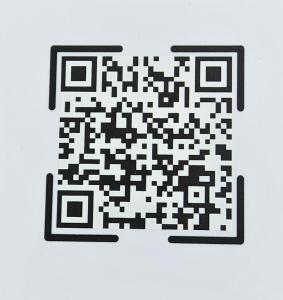 a black and white qr code maze at Beverley Dean in Blackpool