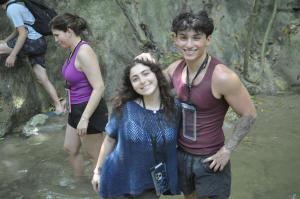a man and a woman standing in the water at City tours in Colorado