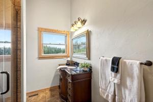 a bathroom with a sink and a window at Franziska Haus in Dundee +87 photos