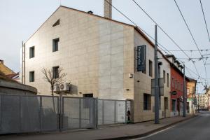 a building on the side of a street at Boutique Hotel Prokopovka 34 in Pilsen