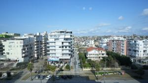 a view of a city with tall buildings at ILIRIA Apartment in Durrës