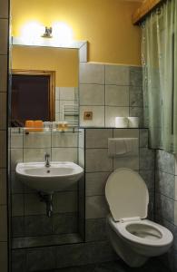 Koupelna v ubytování Wellness Penzion Palice