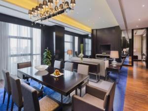 Predel za sedenje v nastanitvi Wanda Realm Wuhan