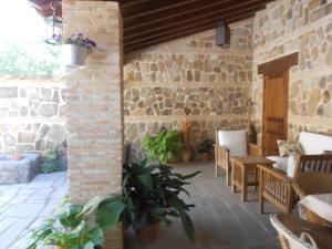 Popločano dvorište ili prostor na otvorenom u objektu Casa rural las Navillas