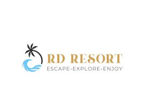 a logo for a resort escape explorer employee employer at Rd resort in Jāmb