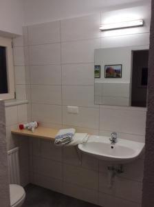 Kúpeľňa v ubytovaní Haus Werner