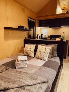 Χώρος καθιστικού στο Tiny House Glamping Mak