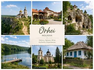 a collage of photos of cities and homes at Inamstro Home in Orhei
