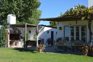 a view of the patio of a house at Monte da Boavista - Country family house in Alter do Chão