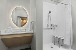 a bathroom with a sink and a mirror at TownePlace Suites by Marriott Pell City in Pell City +12 photos
