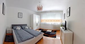 Posteľ alebo postele v izbe v ubytovaní Apartmani Vedmar