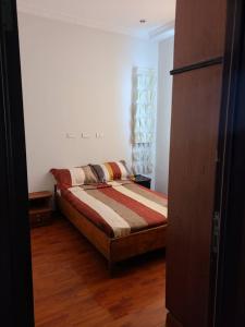 a bedroom with a bed in a room at Aster Mekuria in Addis Ababa