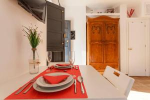 Kuchyň nebo kuchyňský kout v ubytování Apartamentos Gadi Corral Siglo XVI