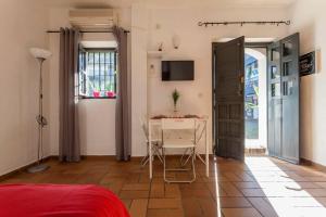 TV a/nebo společenská místnost v ubytování Apartamentos Gadi Corral Siglo XVI