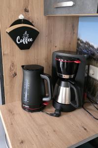 a coffee maker sitting on top of a counter at Apartment Me-Time in Bad Salzungen