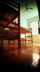 a bedroom with two bunk beds and a window at Varandas Av Paulista in São Paulo