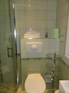 Salle de bains dans l'établissement Apartment gågata