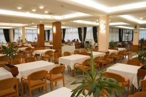 מסעדה או מקום אחר לאכול בו ב-Hotel Makpetrol Struga