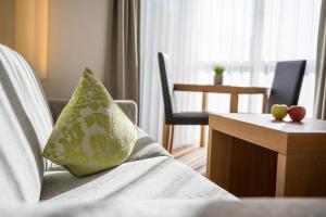 Postel nebo postele na pokoji v ubytování Vinschgerhof