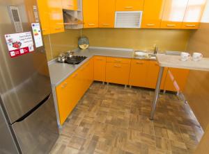 Kuchyň nebo kuchyňský kout v ubytování Valdemara Residence