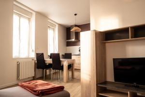 Et tv og/eller underholdning på La pause bourbourgeoise