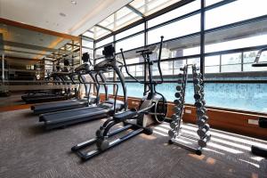 Fitness centrum a/nebo fitness zařízení v ubytování Fullon Hotel Taipei, Central