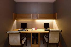 TV a/nebo společenská místnost v ubytování Fullon Hotel Taipei, Central