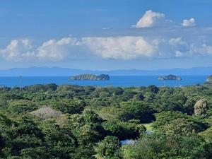 a view of the ocean with islands in the water at Ocean View House, Modern, Elegant with Pool in Coco