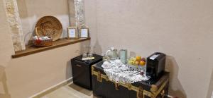 a room with a table with food on it at Il Lentisco in Codrongianos +21 photos