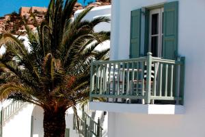Uma varanda ou terraço em Olia Hotel