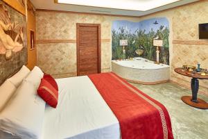 Postel nebo postele na pokoji v ubytování Hotel del Sole