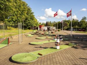 a park with a bunch of miniature golf courses at DCU-Camping Hesselhus in Silkeborg