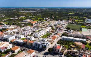 an aerial view of a city with buildings at Lusomare By Marenssa in Moncarapacho