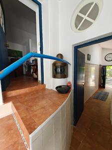 a house with a kitchen with a counter top at Quinta do Chaparrinho in Sardoal +85 photos