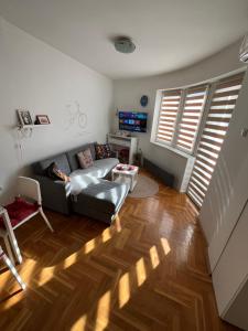 a living room with a couch and a table at ANKA apartman in Smederevo