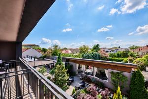 a view from the balcony of a house at Nora Prestige in Timişoara