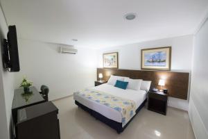Postel nebo postele na pokoji v ubytování San Martin Cartagena + 37 fotografií