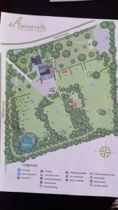 a map of a landscapedapedescription at Pipowagen in Grashoek