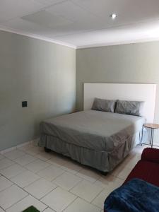 a bedroom with a bed in a room at Efkay Guest in Thohoyandou
